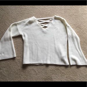Topshop cross cross back sweater